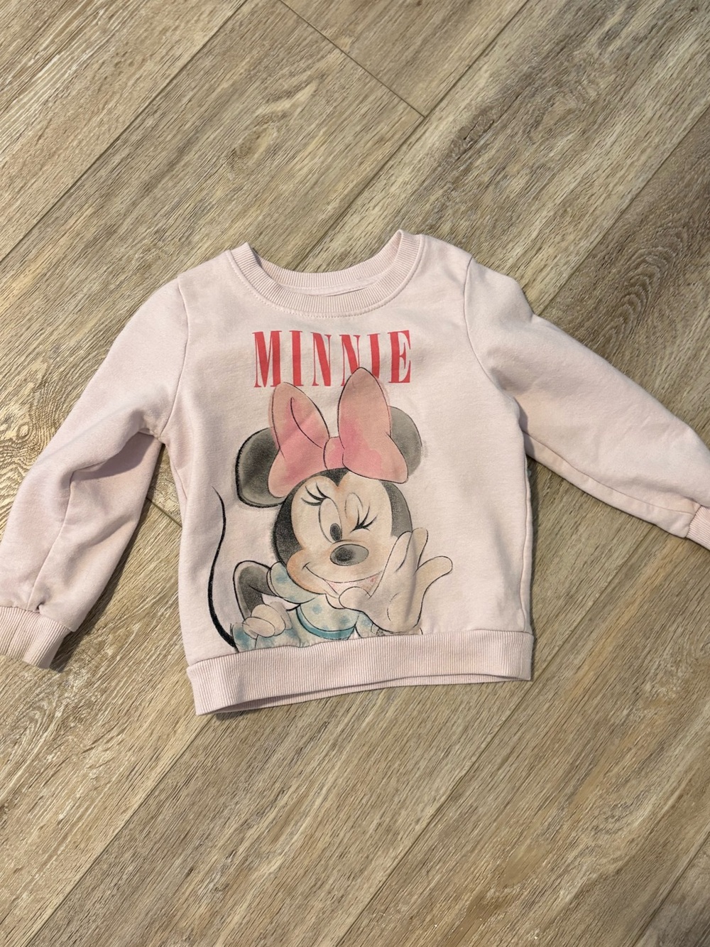 DISNEY | Pink Minnie Mouse Graphic Sweatshirt